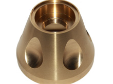 Brass tap handle, before plating