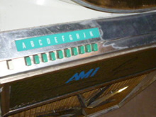 Old aluminium jukebox part, before plating